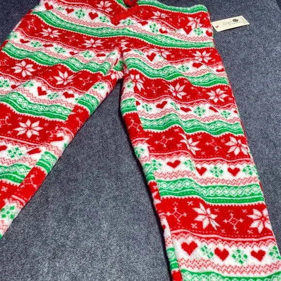 Secret Treasures Red Holiday Soft Plush Pant Sleepwear Size S/CH (4-6) - Picture 4 of 4